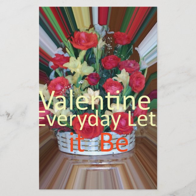 Lámina Valentine Everyday comparte el amor (Anverso)