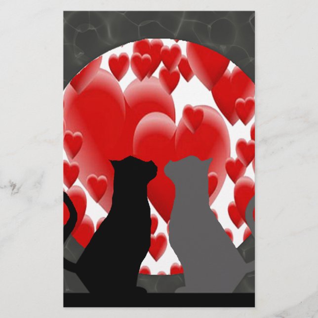 Lámina Valentine Kitties (Anverso)