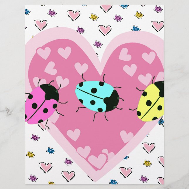 LÁMINA VALENTINE LADYBUGS (Anverso)