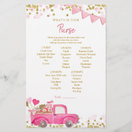 Lámina Valentine Truck Squerido ¿Qué hay en tu bolsillo?