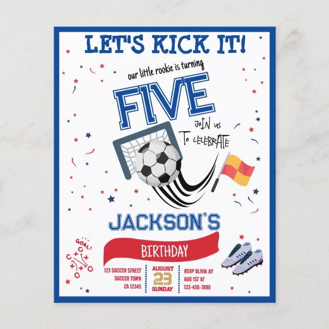 Lámina Vamos a Patearlo Presupuesto de Fútbol para Princi (Anverso)