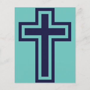 Lámina Variantes de la cruz azul cristiana