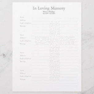 Lámina Vaso de la Biblia John14 con forma de cruz -