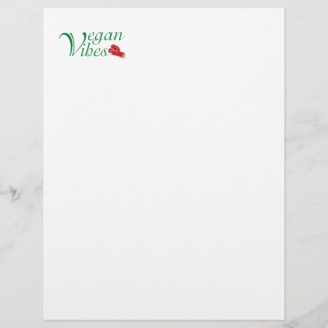 Lámina Vegan vibes (Anverso)