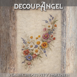 Lámina Vegetales primaverales #1 - Decoupage -