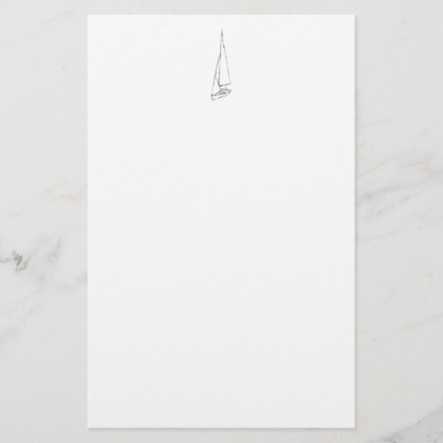 Lámina Vela. Esbozo en blanco y negro. (Anverso)