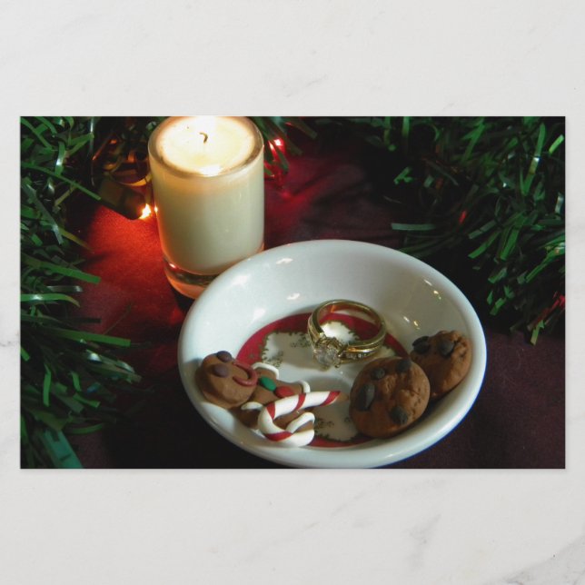Lámina Vela V de la galleta del navidad (Anverso)