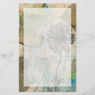 Lámina Vellum Floral I