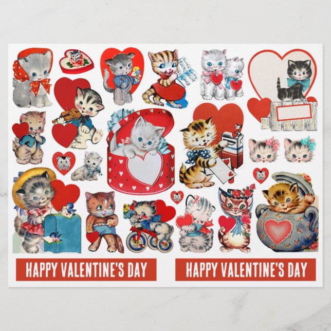 Lámina Verdadero (no IA) Vintage Valentines (Anverso)