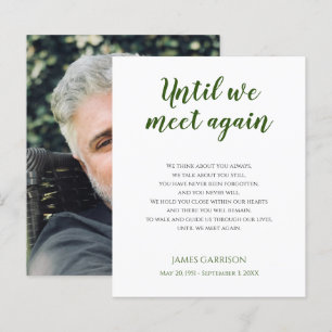 Lámina Verde hasta que volvamos a conocer poema conmemora