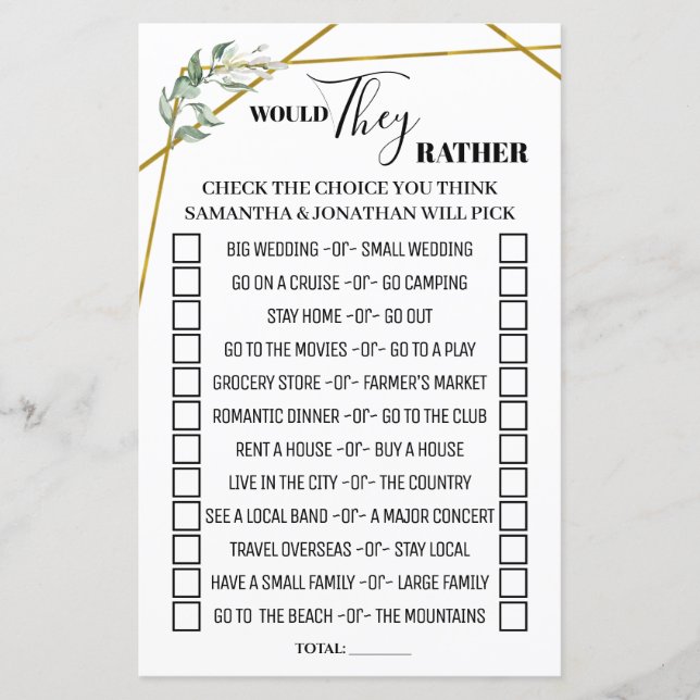 Lámina Verdor Prefieren ducharse un juego bilingüe (Anverso)