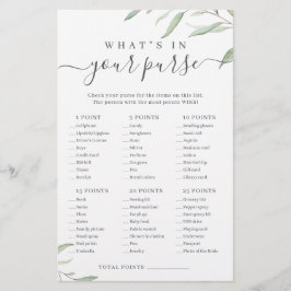 Lámina Verdor que hay en tu bolso juego de ducha de novia