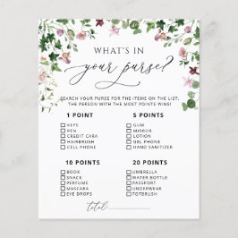 Lámina Verdor qué hay en tu juego de bolsos