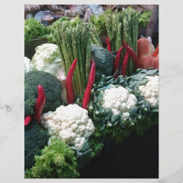 Lámina Verduras frescas (Anverso)