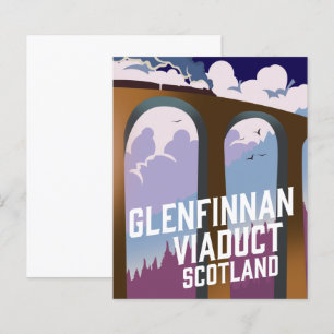 Lámina Viaducto de Glenfinnan Escocia