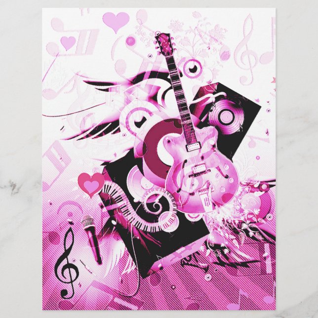 Lámina Viaje musical, Pink_ (Anverso)