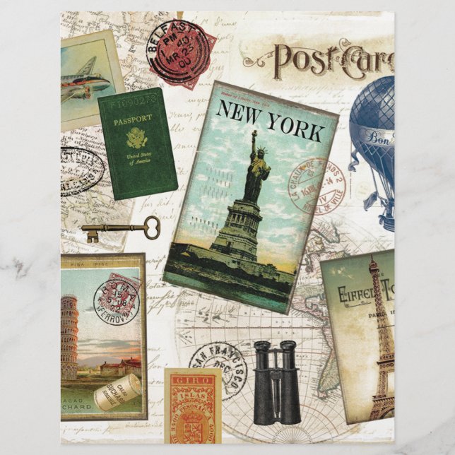 Lámina Viajes modernos de cosecha (Anverso)