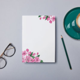 Lámina Vibrante Estacionamiento Floral Rosa