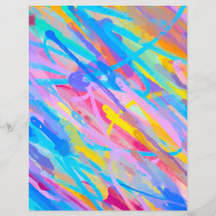 Lámina Vibrante papel de cuadernillo en cascada