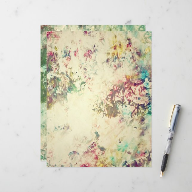 Lámina Victoria Textura Vintage Earth (Anverso/Reverso In Situ)