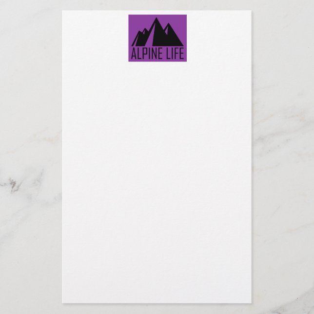 Lámina Vida alpina (Anverso)