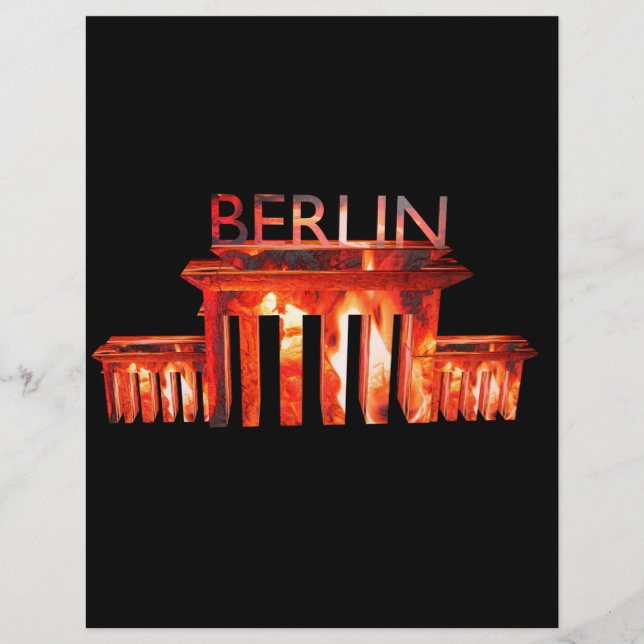 Lámina Vida nocturna de Berlín (Anverso)