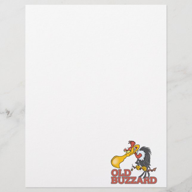 Lámina viejo personaje de dibujos animados divertidos de  (Anverso)