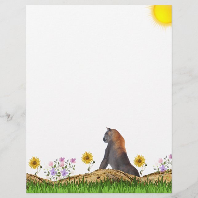 Lámina Vigilant Cougar Stationery (Anverso)