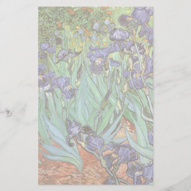 Lámina Vincent van Gogh - Irises (Anverso)