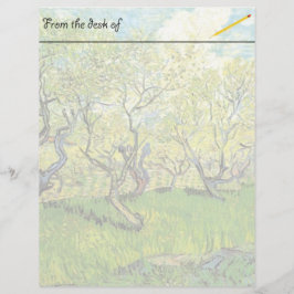 Lámina Vincent van Gogh, Orchard en Blossom