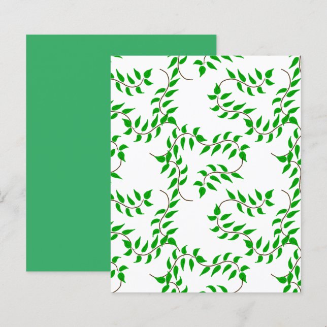 Lámina Vinos verdes sobre papel de libro de raspones blan (Anverso / Reverso)