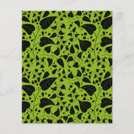 Lámina Vinos verdes verdes de plantas gráficas