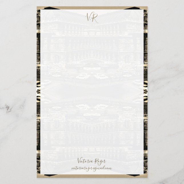 Lámina Vintage Austria Vienna Staatsoper opera (Anverso)