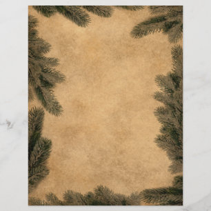 Lámina Vintage Christmas - Letterhead Stationery