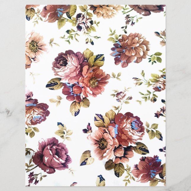 Lámina Vintage Floral (Anverso)