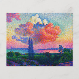 Lámina Vintage La pintura de la nube rosa (1896)