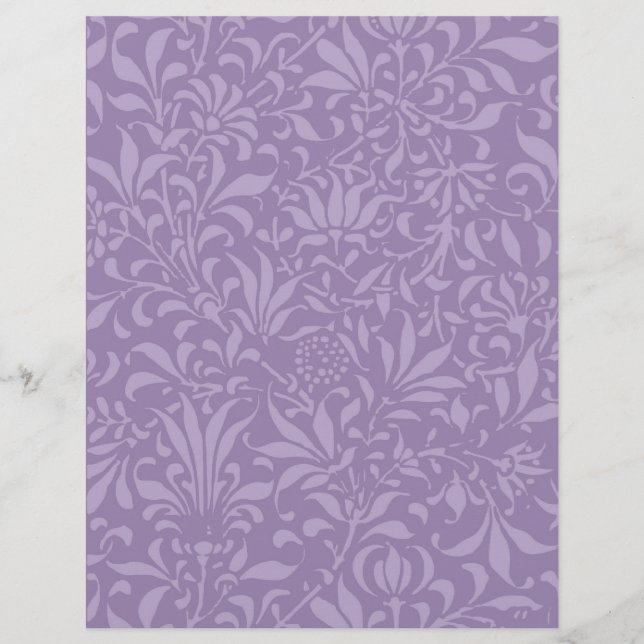 LÁMINA VINTAGE -PURPLE PURPLE PLACE SCRAPBOOK (Anverso)