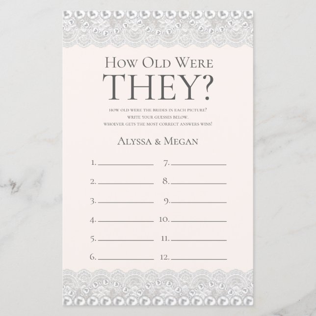 Lámina Vintage Qué Edad Tenían Los LGBTQ (Anverso)