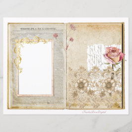 Lámina Vintage Wedk Junk Journal Scrapbook Page 1 & 2