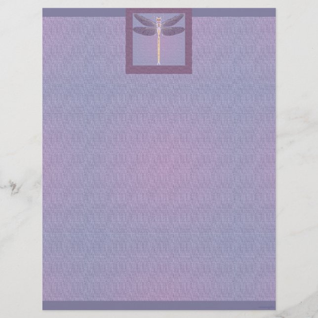 Lámina Violet Dragonfly (Anverso)