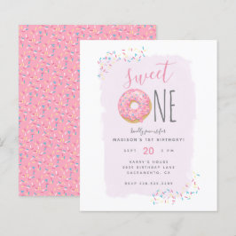 Lámina Violeta | Presupuesto Donut Sprinkle Sweet 1er cum