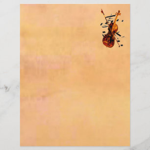 Lámina Violin Letterhead