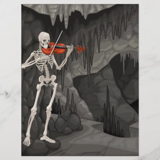 Lámina violin skeleton (Anverso)