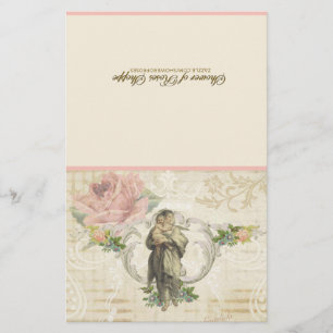 Lámina Virgen María Jesús Oración de la Comunión Espiritu