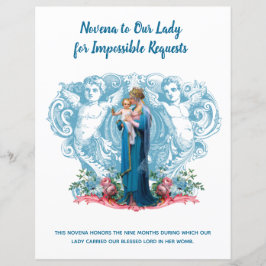 Lámina Virgen Religiosa María Jesús Angels Oración Católi