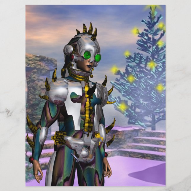 LÁMINA VÍSPERA DE CIBORG DE AÑO NUEVO (Anverso)