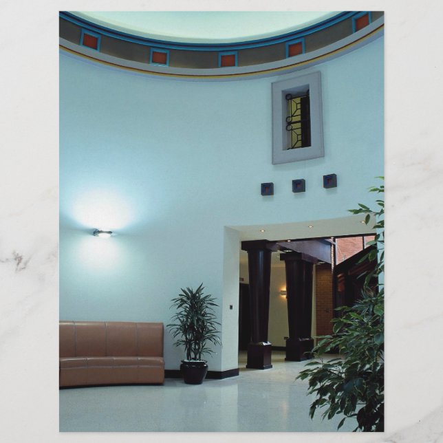Lámina Vista arquitectónica interior (Anverso)