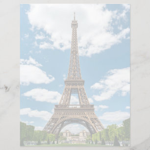Lámina Vista de la Torre Eiffel desde el Parque Público C
