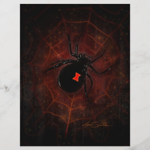 Lámina Viuda negra (diseño de firma)
