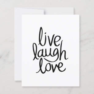 Lámina Vive Ríe Ama – Tipografía Inspiradora Clásica